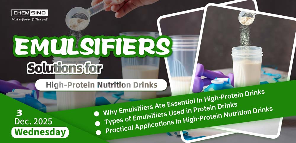 Emulsifier Solutions for High-Protein Nutrition Drinks